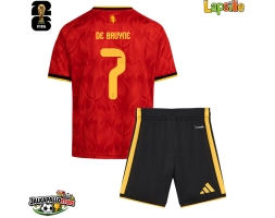 Belgia Kevin De Bruyne #7 Kotipaita Lapsille MM-kisat 2026 Lyhythihainen (+ shortsit) Belgia Kevin De Bruyne #7 Kotipaita Lapsille MM-kisat 2026 Lyhythihainen (+ shortsit)